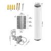Antenna Mounting Bracket for V2 Rectangular Dish Stainless Steel TV Antenna Short Wall Mount Bracket with L Shaped Design view 3