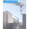 Antenna Mounting Bracket for V2 Rectangular Dish Stainless Steel TV Antenna Short Wall Mount Bracket with L Shaped Design view 4