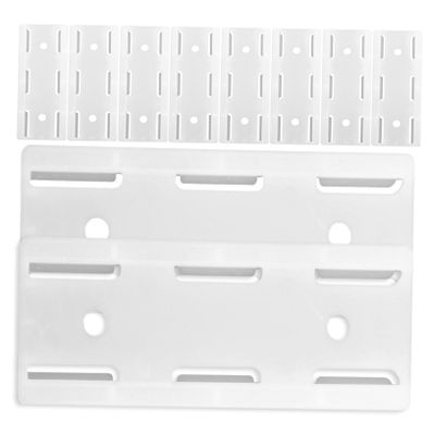 Veemoon 10Pcs Punch Free Extension Socket Holder ABS Wall Mount Brackets