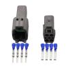Tongkat Ruiting Store 4 Pin 1.5 Series Automotive Connector Waterproof Connector Plastic with Terminal DJ7044C-1.5-11/21 (Color : 5 Sets Male) view 1