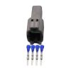 Tongkat Ruiting Store 4 Pin 1.5 Series Automotive Connector Waterproof Connector Plastic with Terminal DJ7044C-1.5-11/21 (Color : 5 Sets Male) view 3
