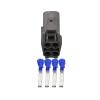 Tongkat Ruiting Store 4 Pin 1.5 Series Automotive Connector Waterproof Connector Plastic with Terminal DJ7044C-1.5-11/21 (Color : 5 Sets Male) view 4