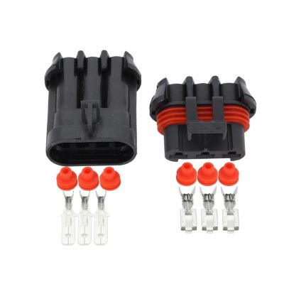 Tongkat Ruiting Store 3 Pin Jacket Car Equipped with Connectors Car Connector Terminals DJ70382A-6.3-11/21 (Size : 10 Sets)