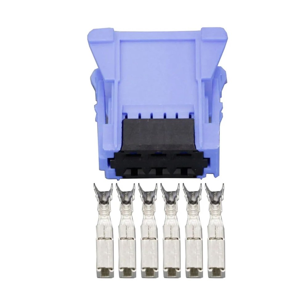 Tongkat Ruiting Store 6 Pin Blower Resistance Plug Air Conditioning Heater Resistor Plug with Terminal DJ7064-2.8-21 (Size : 10 Sets)