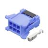 Tongkat Ruiting Store 6 Pin Blower Resistance Plug Air Conditioning Heater Resistor Plug with Terminal DJ7064-2.8-21 (Size : 10 Sets) view 3