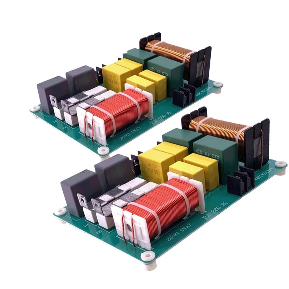 2PCS 2-Way 800W Professional Speaker Frequency Divider 2 Unit 2800Hz Audio Crossover Filters