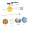 DOITOOL Self-Adhesive Cord Clips for Desk 20pcs Cable Management Organizers Wire Cord Organizer Cable Ties view 3