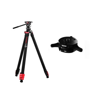 IFOOTAGE Seastar Q1S and Tripod kit, Quick release plate, Upgrade camera Quick Connect tripod rack compatible with Canon, portable travel tripod kit compatible with SONY Canon Nikon SLR Camera - Antel