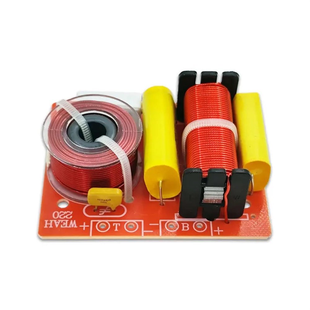 Doversky 2PCS Crossover Filters 2800Hz 2Way Audio HiFi Filter Circuit Board Stereo Speaker 2-Unit Frequency Dividers 120W
