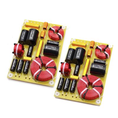 2PCS 200W 3200Hz 4/6/8 ohm 2-Way Audio HiFi Filter Circuit Board Stereo Speaker Crossover Filters Frequency Dividers (Color : T8 W4)