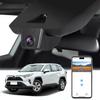 YuYue Electronic 4K Dash Cam Compatible with Toyota RAV4 2019-2021, Prime 2021-2024,LE Limited Premium XLE TRD Hybrid Model A,No Vent Hole,OEM Size,UHD 2160P,Loop Record,G Sensor,WiFi & APP,64GB Card view 1