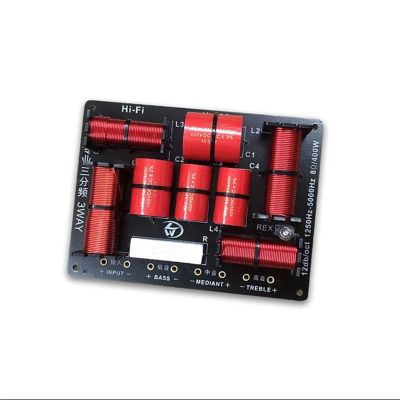 1PCS 3 Way 400W Professional Speaker Frequency Divider Stage Home Theater 1250Hz/5000Hz 3Unit High Power Audio Crossover Filters
