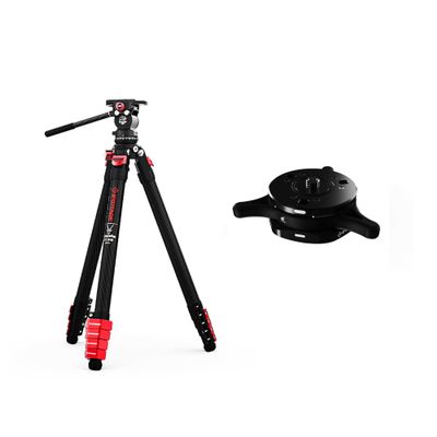 IFOOTAGE Seastar Q1S andod ki Tript, Quick release plate, upgrade camera Quick Connect tripod rack compatible with Canon, portable travel tripod kit compatible with SONY Canon Nikon SLR Camera - Antel