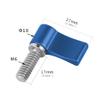BGNing 1PCS M6 Handle Screw Bolt 17mm Length Compatible with DSLR Camera Hand Tighten Wrench Adapter Thumb Screw (1Pcs M6x17 Blue) view 2
