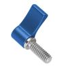 BGNing 1PCS M6 Handle Screw Bolt 17mm Length Compatible with DSLR Camera Hand Tighten Wrench Adapter Thumb Screw (1Pcs M6x17 Blue) view 4