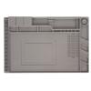Silicone Repair Mat, 17.72 X 11.81in Heat Electronic Repair Mat, Soldering Mat with Scale and Screw Position for Soldering Iron, Phone and Computer Repair view 1
