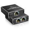 YAODHAOD Ethernet Splitter 1 to 2 1000Mbps LAN Network Splitter Internet Splitter RJ45 Ethernet Switch Extension Connector for Cat5/5e/6/7/8 Cable, Supports Two Devices Working Simultaneously view 1