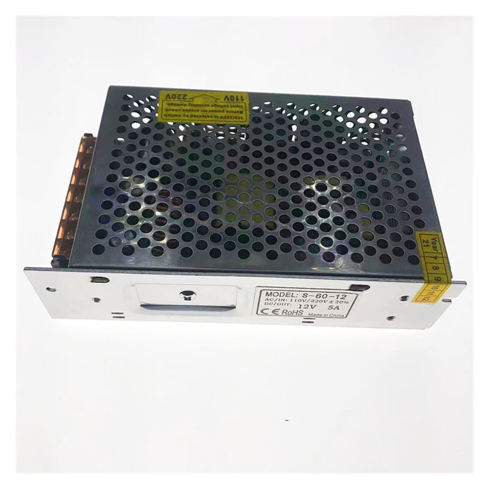 Zcera 12V5A60W Switching Power Supply LED Light bar Industrial Monitoring DC Voltage Regulator Switching Power Supply