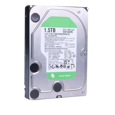 DirectNine Basics HDD for Green 1.5TB 3.5"" SATA 6 Gb/s 64MB 7200RPM for Internal HDD for Surveillance Hard Drive for WD15EARS