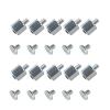 10 Set Hand Tool Mounting Kits Stand Off Screw Hex Nut Compatible with A-SUS M.2 SSD Motherboard (Color : White) view 1