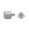 10 Set Hand Tool Mounting Kits Stand Off Screw Hex Nut Compatible with A-SUS M.2 SSD Motherboard (Color : White) view 2