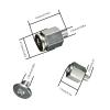 10 Set Hand Tool Mounting Kits Stand Off Screw Hex Nut Compatible with A-SUS M.2 SSD Motherboard (Color : White) view 3