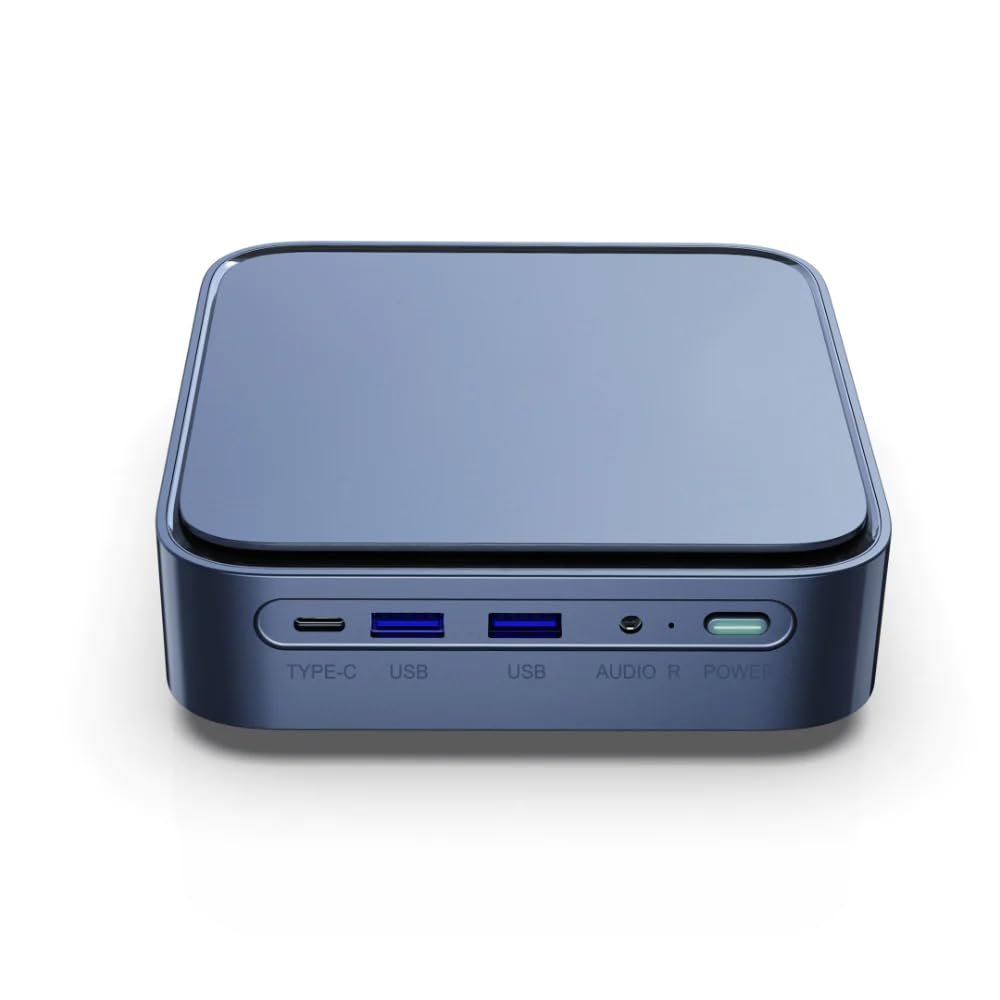 KAMRUI 2024 TK11-B0 Mini Business Desktop 4-Core Intel Core i7-1165G7 Iris Xe Graphics 32GB DDR4 2TB NVMe SSD Thunderbolt4 WI-FI AX BT 5.1 HDMI DP Up to 3 Monitors RJ-45 Windows 10 Pro w/RE USB, Gray