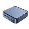 KAMRUI 2024 TK11-B0 Mini Business Desktop 4-Core Intel Core i7-1165G7 Iris Xe Graphics 32GB DDR4 2TB NVMe SSD Thunderbolt4 WI-FI AX BT 5.1 HDMI DP Up to 3 Monitors RJ-45 Windows 10 Pro w/RE USB, Gray view 2