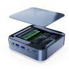 KAMRUI 2024 TK11-B0 Mini Business Desktop 4-Core Intel Core i7-1165G7 Iris Xe Graphics 32GB DDR4 2TB NVMe SSD Thunderbolt4 WI-FI AX BT 5.1 HDMI DP Up to 3 Monitors RJ-45 Windows 10 Pro w/RE USB, Gray view 4