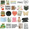 200PCS Book Stickers for Kindle, Bookish & Booktok Reading Stickers for Water Bottles, Laptops, Phones - Vinyl, Waterproof for Book Lovers, Teens & Adults view 2