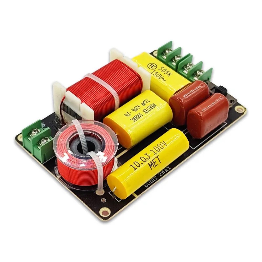 2PCS 2750/2800Hz 2-Way 250W Tweeter Woofer Frequency Divider HiFi Stereo 2 Unit Filter Circuits Audio Crossover Filters