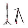 IFOOTAGE Cobra 3 Aluminum monopod and Tripod kit, Portable Travel monopod, Portable Travel Photography Tripod kit with Fluid Head, Compatible with Sony Canon Nikon SLR Camera, A180T/TA3B+K3 view 1