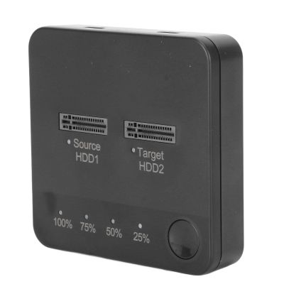 Dual Bay M.2 Off Line Clone Docking Station, 1Gbps High Speed SSD Duplicator with SSD Storage Box for Win XP/7/8/9 for OS X Laptop (Not A Hard Drive, with No Inherent Capacity)