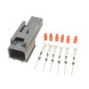 1/5/10/20 Kits 90980-12790 6 Pin/Way Male Female Reversing Radar Camera Connector Plug Cable Wire Pigtail (Color : Male Set, Size : 1Set) view 1