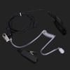 0.9m Walkie Talkie Earpiece with PTT Buttons, Clear Acoustic Tube Transparent Earbuds for Security Door Supervisor view 2