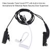 0.9m Walkie Talkie Earpiece with PTT Buttons, Clear Acoustic Tube Transparent Earbuds for Security Door Supervisor view 4