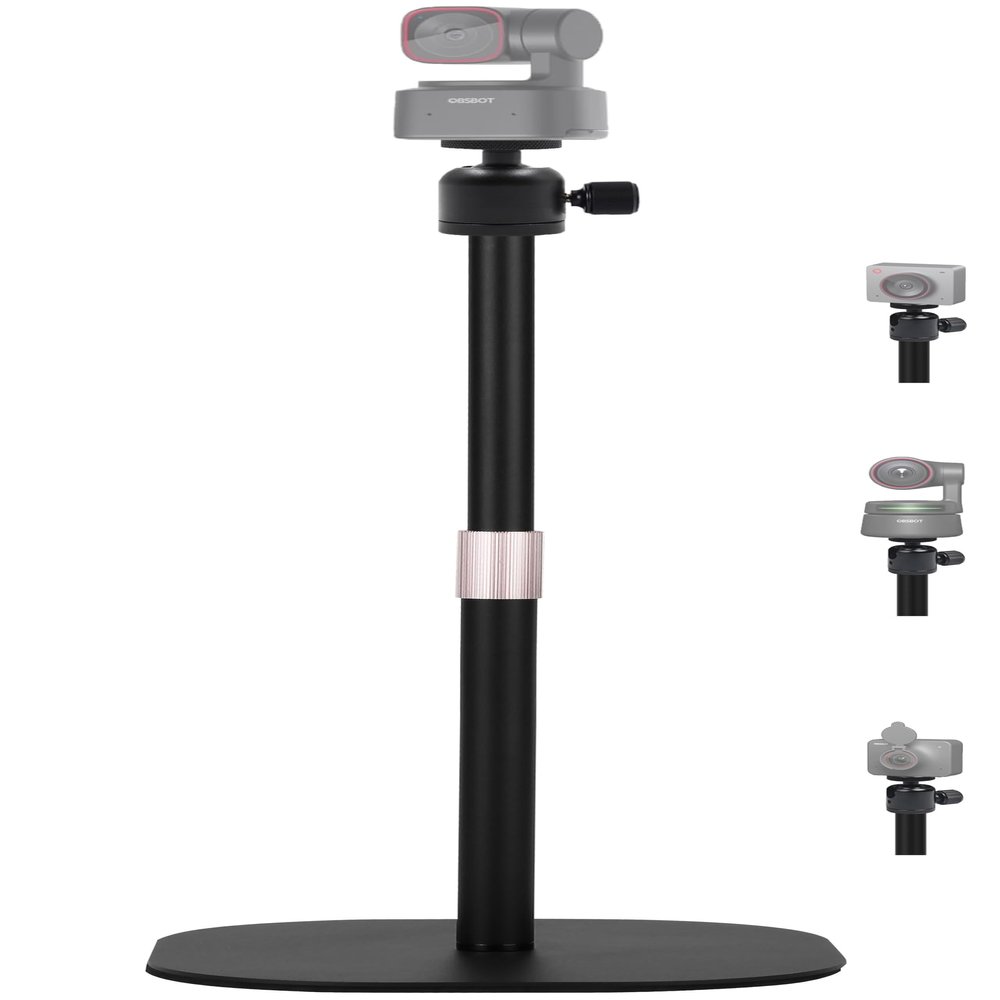 Heavy-Duty Webcam Stand, 18-inch Tabletop Webcam Tripod Holder Compatible with OBSBOT Tiny 2/ Tiny SE 1080P/Meet 2/Meet SE/Meet Webcams