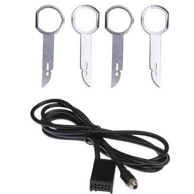 Karlass 6000CD AUX Cable Adapter CAR Audio Cable for F-O-RD FIE-STA Focus Mondeo Fusion
