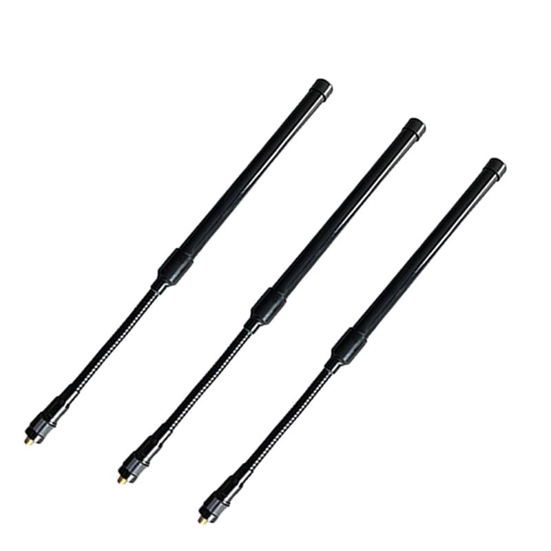 3 Packs Gooseneck Tactical Antenna SMA-Female 12.9INCH Antenna Ham Radio Antenna Compatible with BAOFENG UV-5R BF-F8HP UV-82 BF-888S UV-5RA DM-1701 Handheld Two Way Radio Accessories