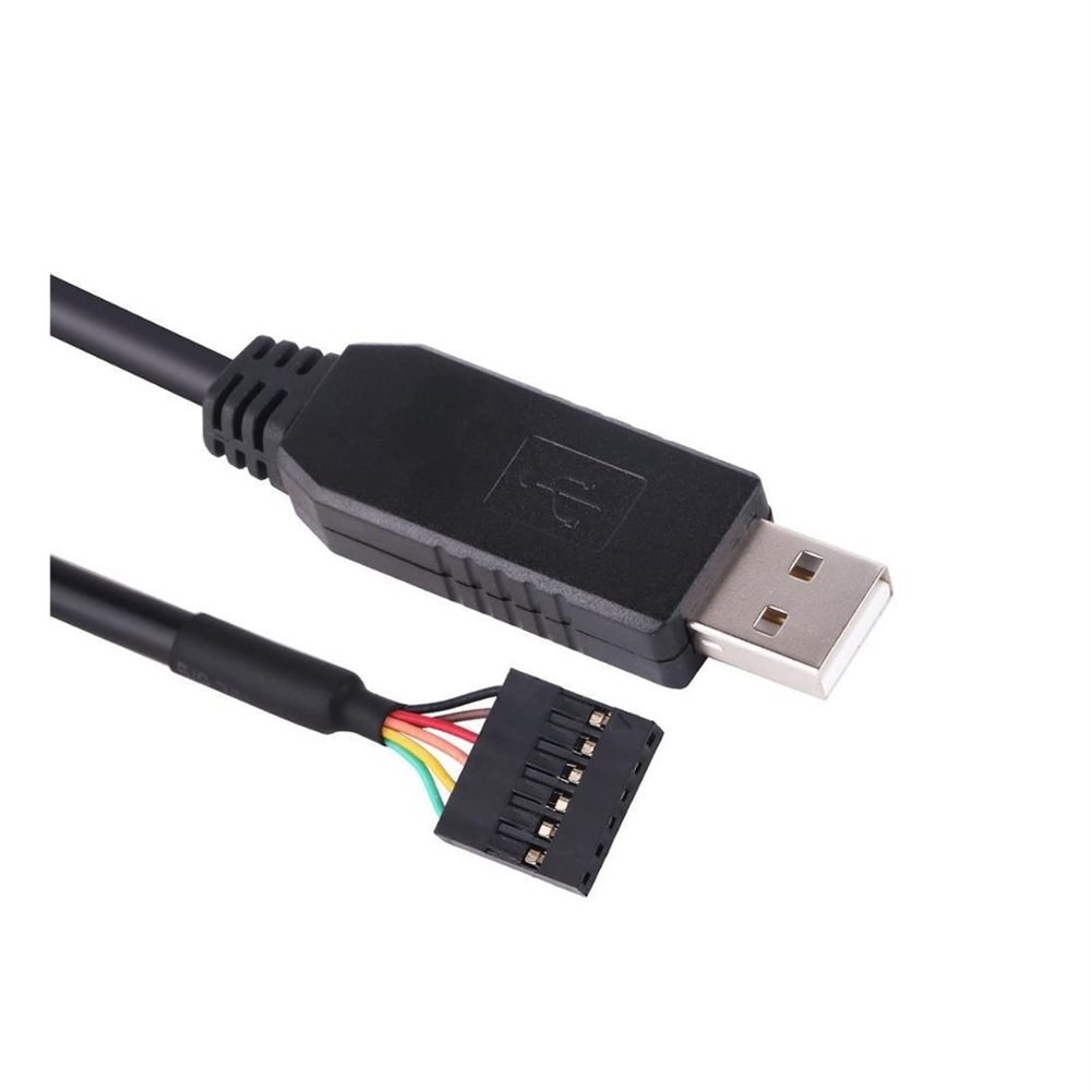 USB Serial Adapter Download Cable CP2102 RS232 3.3V T-T-L U-A-R-T Converter 6Pin 2.54mm Pitch Debug Terminal