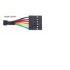 USB Serial Adapter Download Cable CP2102 RS232 3.3V T-T-L U-A-R-T Converter 6Pin 2.54mm Pitch Debug Terminal view 2