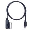 Unifizz AMI to USB C Music Interface MP3 Adapter Audio Adaptor for Audi A3 A4 S4 A5 S5 S6 A8 S8 A8-L Q3 Q5 Q7 TT R8 for VW for Jetta Golf Mk6 for Touareg 1.63ft (Only Music Without Charging) view 1