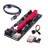 VER009 USB 3.0 PCI-E Riser VER 009S Express 1X 4X 8X 16x Extender Riser Adapter Card SATA 15pin to 6 Pin Power Cable (Color : Black 60CM) view 1