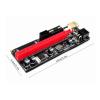 VER009 USB 3.0 PCI-E Riser VER 009S Express 1X 4X 8X 16x Extender Riser Adapter Card SATA 15pin to 6 Pin Power Cable (Color : Black 60CM) view 2