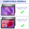 KEFBWAO Case for Lenovo Idea Tab 11'' 2025(TB335F/TB336F)/Lenovo Tab M11 2024 (TB-330FU/TB-331FC), Multi-Angle Flip PU Leather Protective Cover with Pen Holder and Stand Function, Rose view 2
