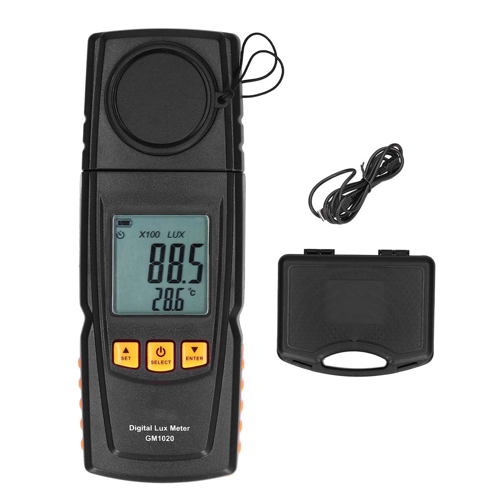 TANIQIACA Portable Illuminance Meter 0.1LX High Accuracy Light Intensity Tester