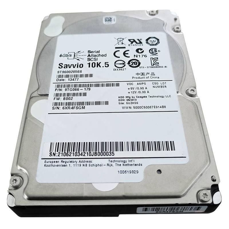 DirectNine Basics HDD for 600GB 2.5"" SAS 6 Gb/s 64MB 10000RPM for Internal HDD for Enterprise Class HDD for ST9600205SS