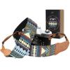Padwa Lifestyle Camera Strap - 2" Cowhide Head Camera Straps for Photographers,Vintage Jacquard Embroidery Woven Cotton Adjustable Shoulder Neck Straps for Cameras,BinocularsCool Ethnic Style Green view 1