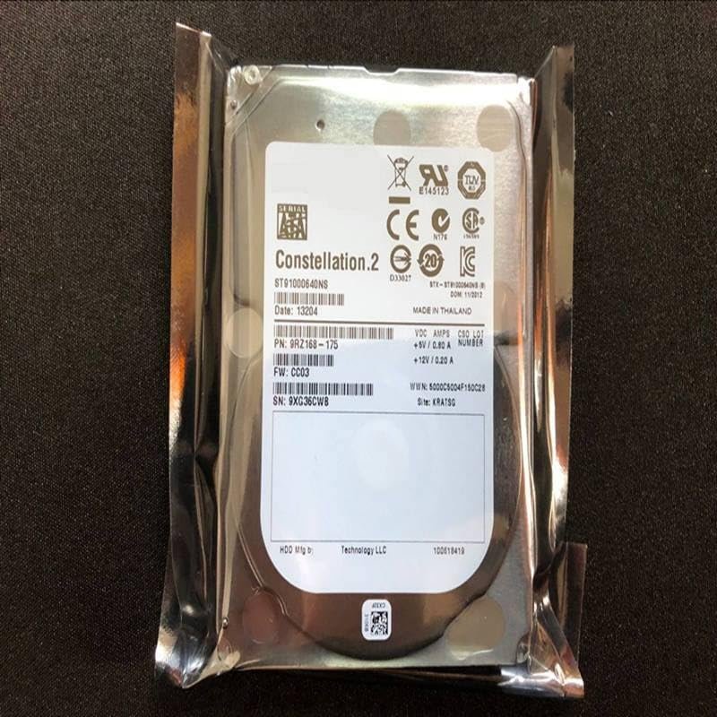 HDD for 1TB 2.5" SATA 6 Gb/s 64MB 7200RPM for Internal HDD for Enterprise Class HDD for ST91000640NS