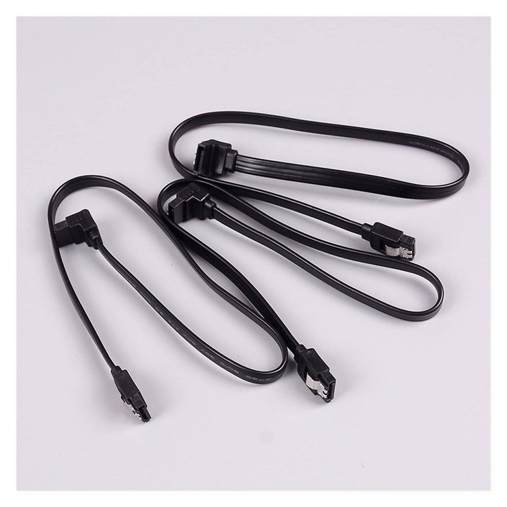 3pcs/Set 40cm 3.0 Cable 3.0 III SATA3 6GB/s Data Cable Straight Cord SAS Cable Dual Channel Hard Drive Data Cable
